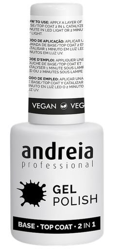 [0UABTC01] ANDREIA BASE TOP COAT 2 EN 1 - 10,5ML