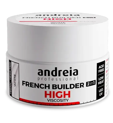 [0BGFW22] ANDREIA FRENCH BUILDER HIGH VISCOSITY WHITE 22Gr