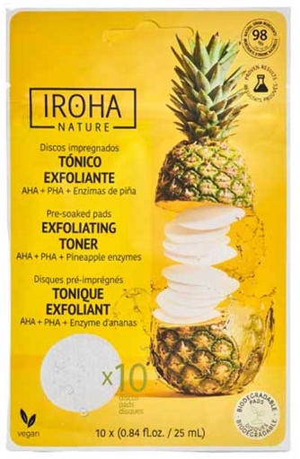 [217010DTEX] IROHA DISCOS TONIFICANTES EXFOLIANTES P-IN/12 (15) SEN