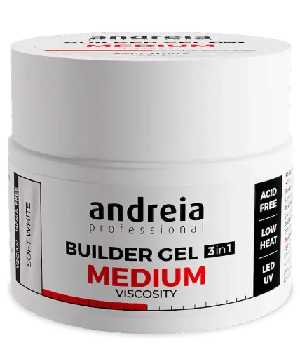 [0BGMVSP44] ANDREIA BUILDER GEL MEDIUM VISCOSITY SOFT PINK 44Gr