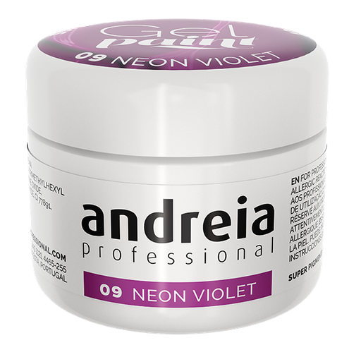 [1AGP009] ANDREIA GEL PAINT 09 MORADO 4gr 