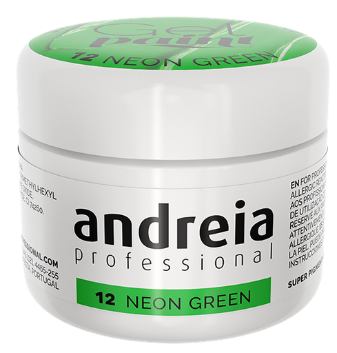 [1AGP012] ANDREIA GEL PAINT 12 GREEN 4gr 