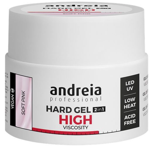 [0BGHVSP44] ANDREIA HARD GEL HIGH VISCOSITY SOFT PINK  44GR
