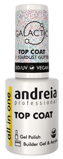 [0UTC001] ANDREIA ALL IN ONE TOP COAT - GALACTIC STARDUST 10,5ML