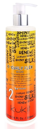 [KUKIT104] KUKIT K-CURLY PLEX TRATAMIENTO REPARADOR ANTI-RUPTURA 300ml ***