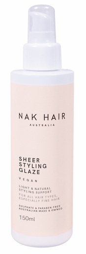 [957001322] NAK SHEER STYLING GLAZE 150ml