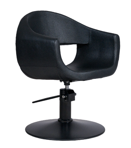 [WERZYW005.A12] MUDI SILLA GLAM BASE NEGRA REDONDA WEE