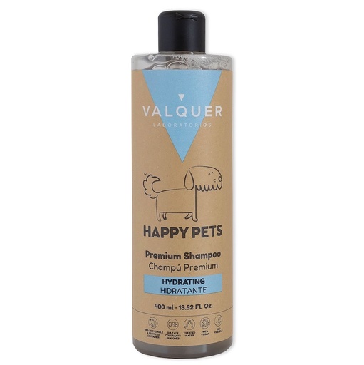 [102700SHP12128] VALQUER XAMPÚ HAPPY PETS HIDRATANT 400ml VAL