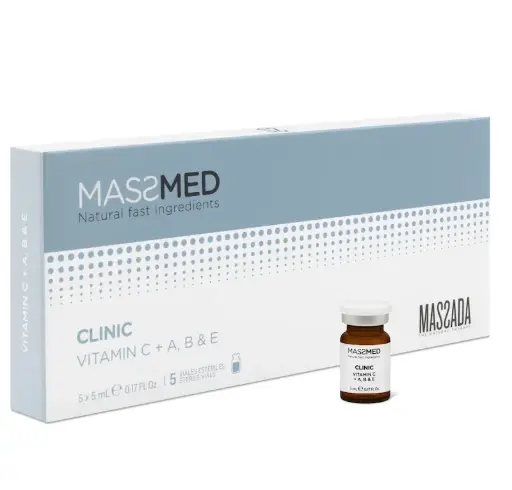 [215113PR631] MASSMED CLINIC VITAMINA C + A, B & E 5x5ml PR631 MAS