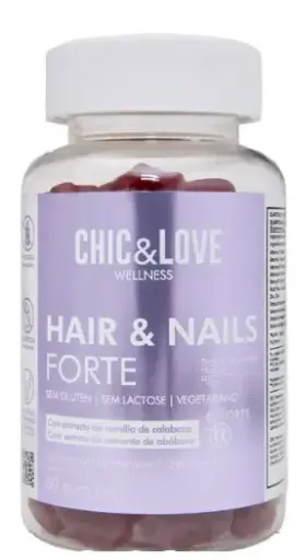 [CLVIT030] CHICLOVE GUMMIES HAIR&NAILS VITAMINS FORTE 60u
