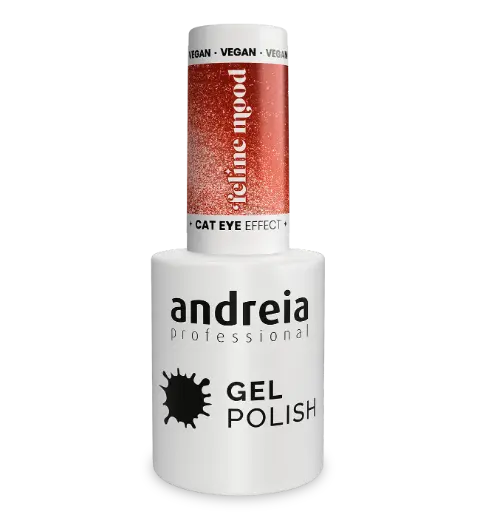 [0UACEFE1] ANDREIA GEL POLISH  FE1- 10,5ML FELINE MOOD CAT EYE EFFECT