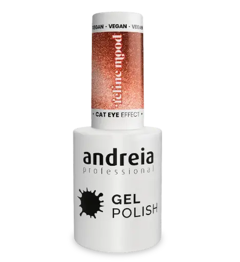 [0UACEFE2] ANDREIA GEL POLISH  FE2- 10,5ML FELINE MOOD CAT EYE EFFECT