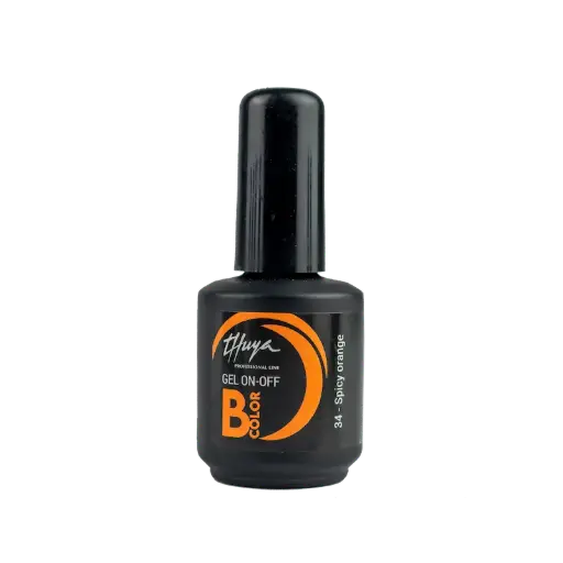 [2001BCOL34] GEL ON-OFF B-COLOR Nº34 ORANGE SPICY THU