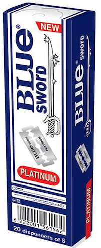 [110011FH0504104] HOJA NAVAJA BLUE SWORD PLATINUM 5u (20)  FA
