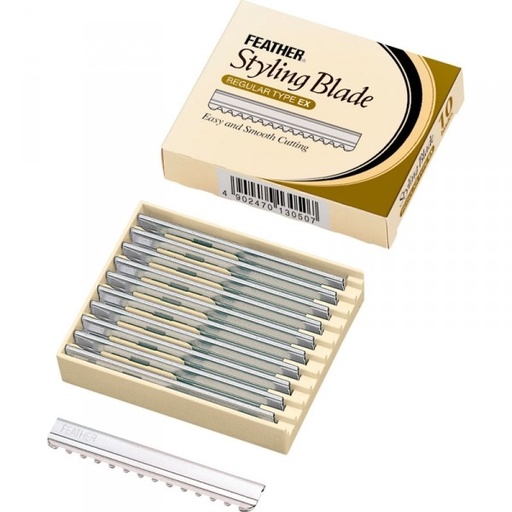 [11011RAZORFULU] HOJA NAVAJA STYLING BLADE CG-EX RAZOR 10u 77198101 SIN