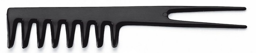[1101N8418738] PEINE TENEDOR CONCAVA 2 PUAS NEGRO 18u SIN