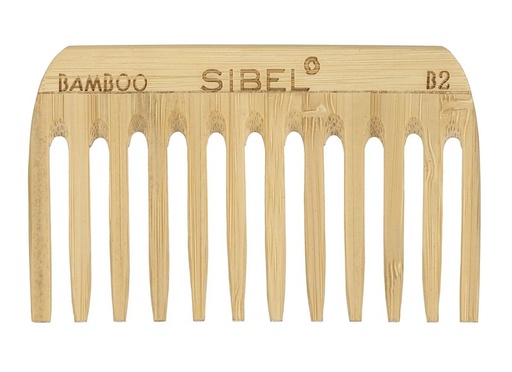 [11021N8482102] PEINE BAMBOO B2 AFRO ANTIESTATICO FUSTA 10,2cm SIN